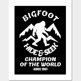 Bigfoot Hide and Seek Champion of the World Posters and Art